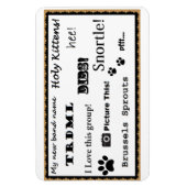 Magnet Flexible Imaginez ceci ! aimant (Vertical)