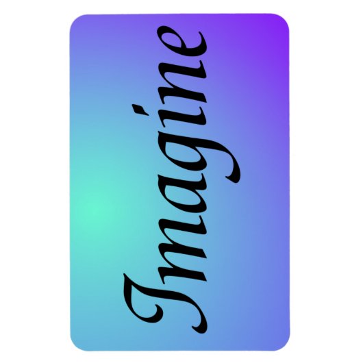 Magnet Flexible Imaginez un aimant pourpre (Vertical)