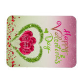 Magnet Flexible Imán flexible San Valentín con corazón (Horizontal)