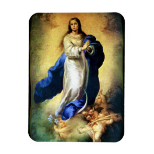 Magnet Flexible Immaculée Conception de la Vierge Marie - Murillo