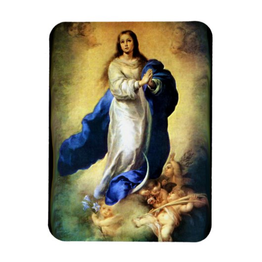 Magnet Flexible Immaculée Conception de la Vierge Marie - Murillo (Vertical)