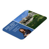 Magnet Flexible Immobilier Direct Mail Modern Blue (Côté Gauche)