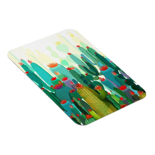 Magnet Flexible Impression Cactus | Beaucoup De Cactus (Côté Droit)