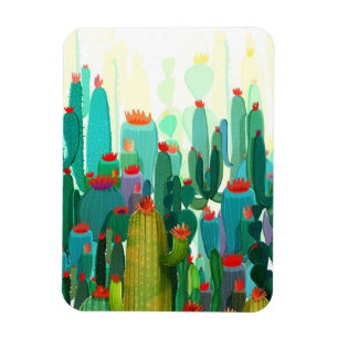 Magnet Flexible Impression Cactus   Beaucoup De Cactus