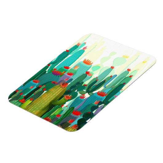 Magnet Flexible Impression Cactus | Beaucoup De Cactus (Côté Gauche)