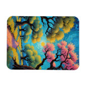 Magnet Flexible Impression d'art d'olivier vibrant (Horizontal)