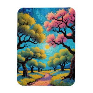 Magnet Flexible Impression d'art d'olivier vibrant