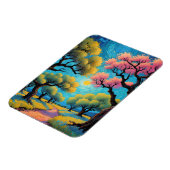 Magnet Flexible Impression d'art d'olivier vibrant (Côté Gauche)