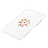 Magnet Flexible Impression d'art floral Mandala | Décor Boho (Côté Gauche)