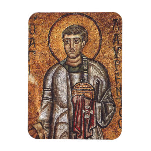Magnet Flexible Impression d'art mosaïque orthodoxe Saint Laurent