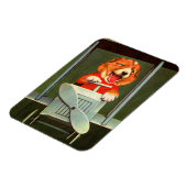 Magnet Flexible impression de pilote de chien (Côté Gauche)