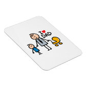 Magnet Flexible Impression Love Daddy (Côté Droit)