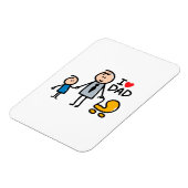 Magnet Flexible Impression Love Daddy (Côté Gauche)