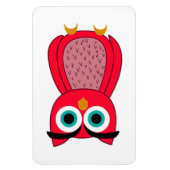 Magnet Flexible Impression photo de hibou (Vertical)