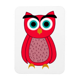 Magnet Flexible Impression photo de hibou