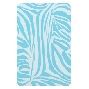 Magnet Flexible Impression Zèbre Bleu Blanc Gras