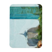Magnet Flexible Impressionnisme Abstrait de Boston Skyline (Vertical)