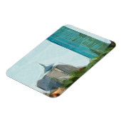 Magnet Flexible Impressionnisme Abstrait de Boston Skyline (Côté Gauche)