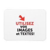 Magnet Flexible Imprimer vos conceptions en ligne en français (Horizontal)