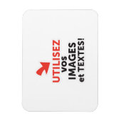 Magnet Flexible Imprimer vos conceptions en ligne en français (Vertical)