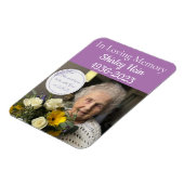 Magnet Flexible In Love Memory Photo Grand-mère Christian (Côté Gauche)