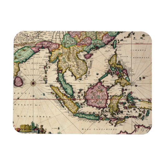 Magnet Flexible Inde et Ceylan en Australie (Horizontal)