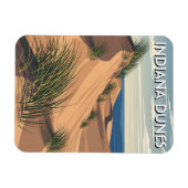 Magnet Flexible Indiana Dunes National Park Travel (Horizontal)