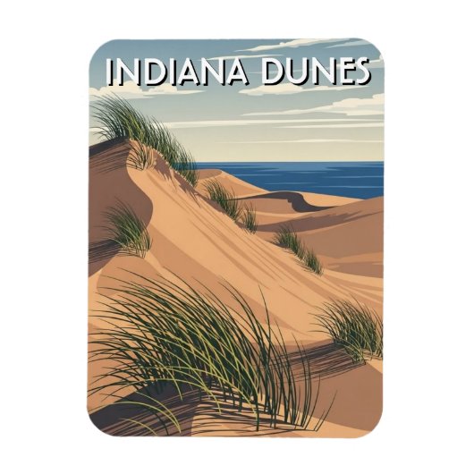 Magnet Flexible Indiana Dunes National Park Travel (Vertical)
