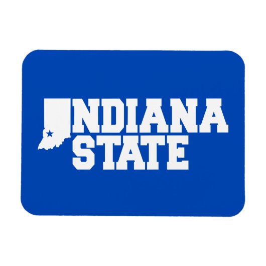 Magnet Flexible Indiana State Logo (Horizontal)