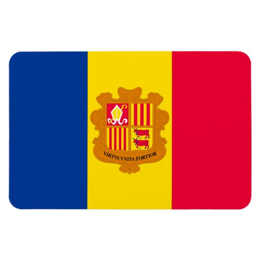 Magnet Flexible Indicateur Andorre (Horizontal)
