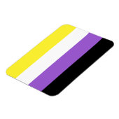 Magnet Flexible Indicateur de fierté non binaire (Côté Gauche)