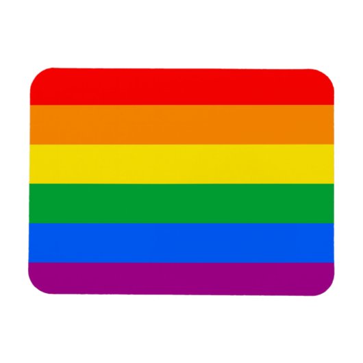 Magnet Flexible Indicateur gay pride (Horizontal)
