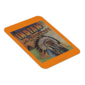 Magnet Flexible Indiens du Nord-Ouest - Indian Chief & Teepee (Côté Droit)