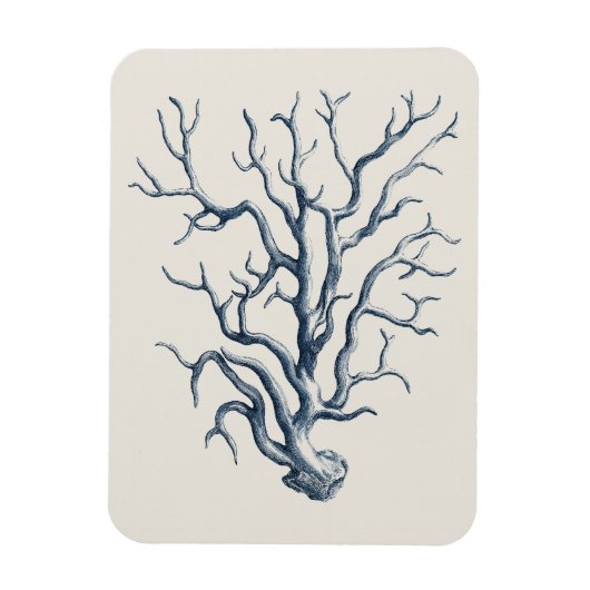 Magnet Flexible Indigo Coral (Vertical)