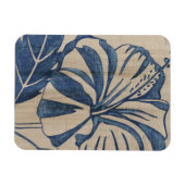 Magnet Flexible Indigo Hibiscus (Horizontal)