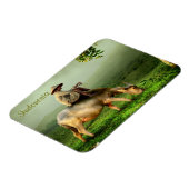 Magnet Flexible Indonesia Scenic landscape with Buffalo and Farmer (Côté Gauche)