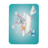 Magnet Flexible Infant Tom and Jerry Taking a Bath (Vertical)