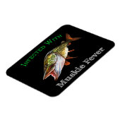 Magnet Flexible Infecté Par La Fièvre Du Muskie (Côté Gauche)