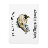 Magnet Flexible Infecté Par La Fièvre Du Walleye (Vertical)