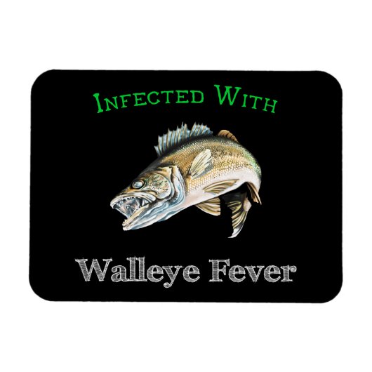 Magnet Flexible Infecté Par La Fièvre Du Walleye (Horizontal)