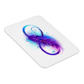 Magnet Flexible Infini avec plume violette (Côté Droit)