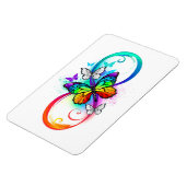 Magnet Flexible Infini lumineux avec papillon arc-en-ciel (Côté Gauche)
