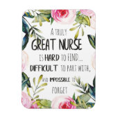Magnet Flexible Infirmière Appréciation Merci cadeau (Vertical)