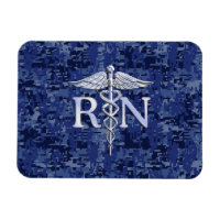 Infirmière autorisée RN Caduceus sur Camo bleu de 