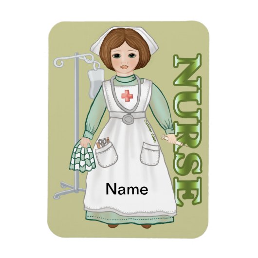 Magnet Flexible Infirmière de guérison (Vertical)