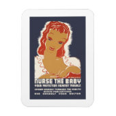 Magnet Flexible Infirmière du bébé (Vertical)