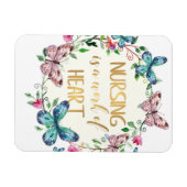 Magnet Flexible Infirmière Merci d'appréciation du cadeau (Horizontal)