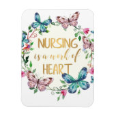 Magnet Flexible Infirmière Merci d'appréciation du cadeau (Vertical)