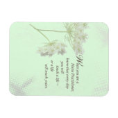 Magnet Flexible Infirmière praticien Touch Vies Fleur sauvage (Horizontal)