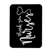 Magnet Flexible Infirmières Mercis | Script fantaisie (Vertical)